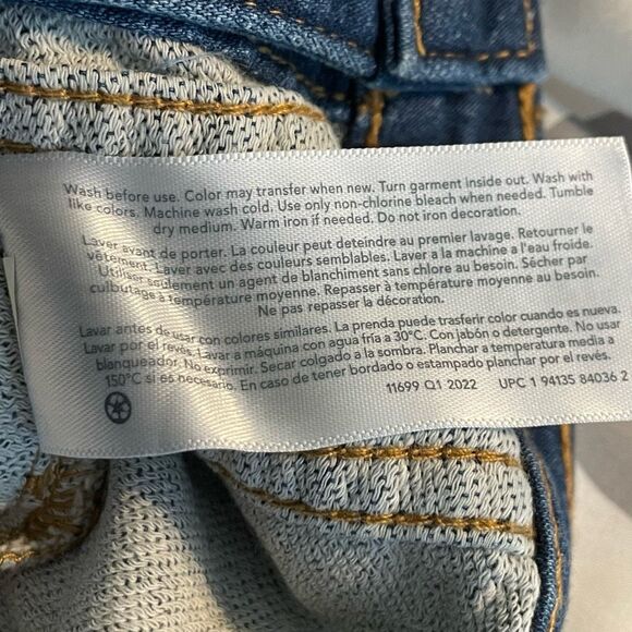 OshKosh B'gosh Baby Jean Jacket Blue Medium Wash Knit Stretch Denim 12 mth - Picture 8 of 8